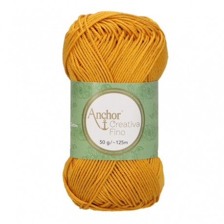 Novelo de Linha Creativa Fino nº 4, cor 249 gold